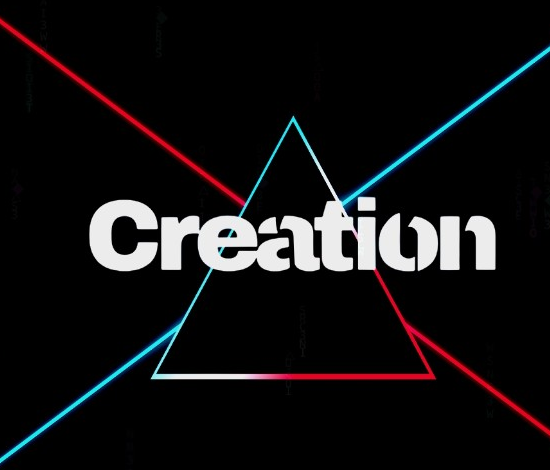 CREATION – aus der vom Nutzer gelieferten Intro-Referenz ausgeschnittenes Logo